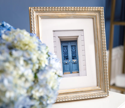 French Blue Paris Door Photography Print - Departures Print Shop