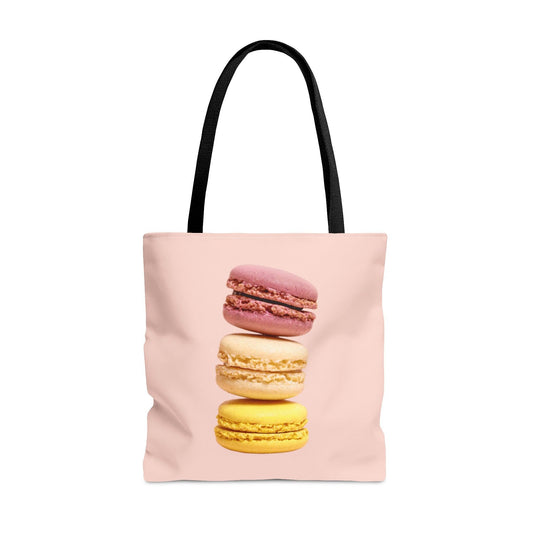 French Macaron Shopping Tote Bag - Departures Print Shop