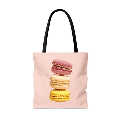 French Macaron Shopping Tote Bag - Departures Print Shop