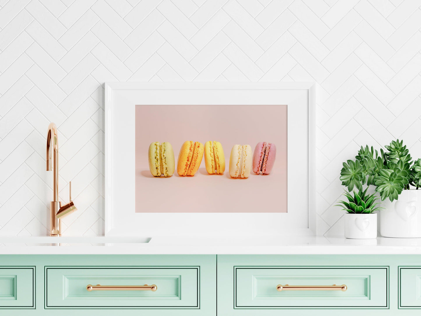 French Macarons Print - Departures Print Shop