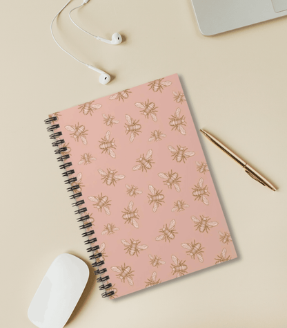Honey Bee | Spiral Notebook - Departures Print Shop