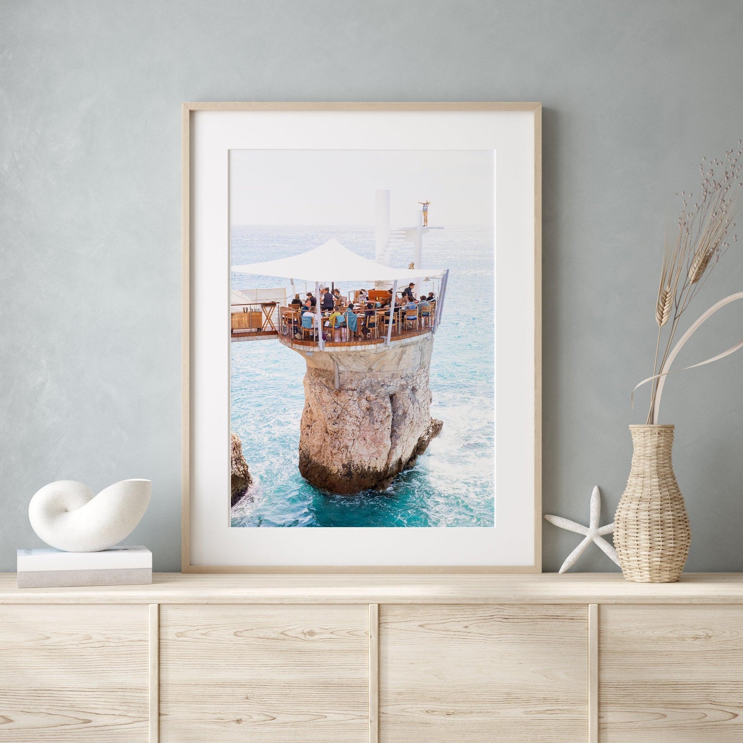 Le Plongeoir Restaurant | French Riviera Photography Print - Departures Print Shop