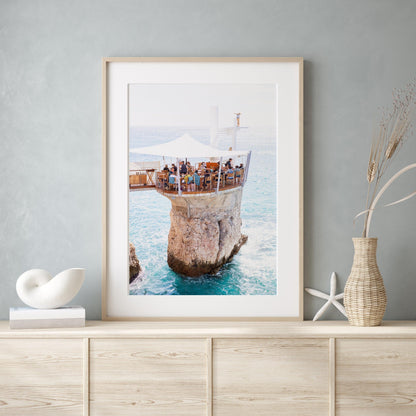 Le Plongeoir Restaurant | French Riviera Photography Print - Departures Print Shop