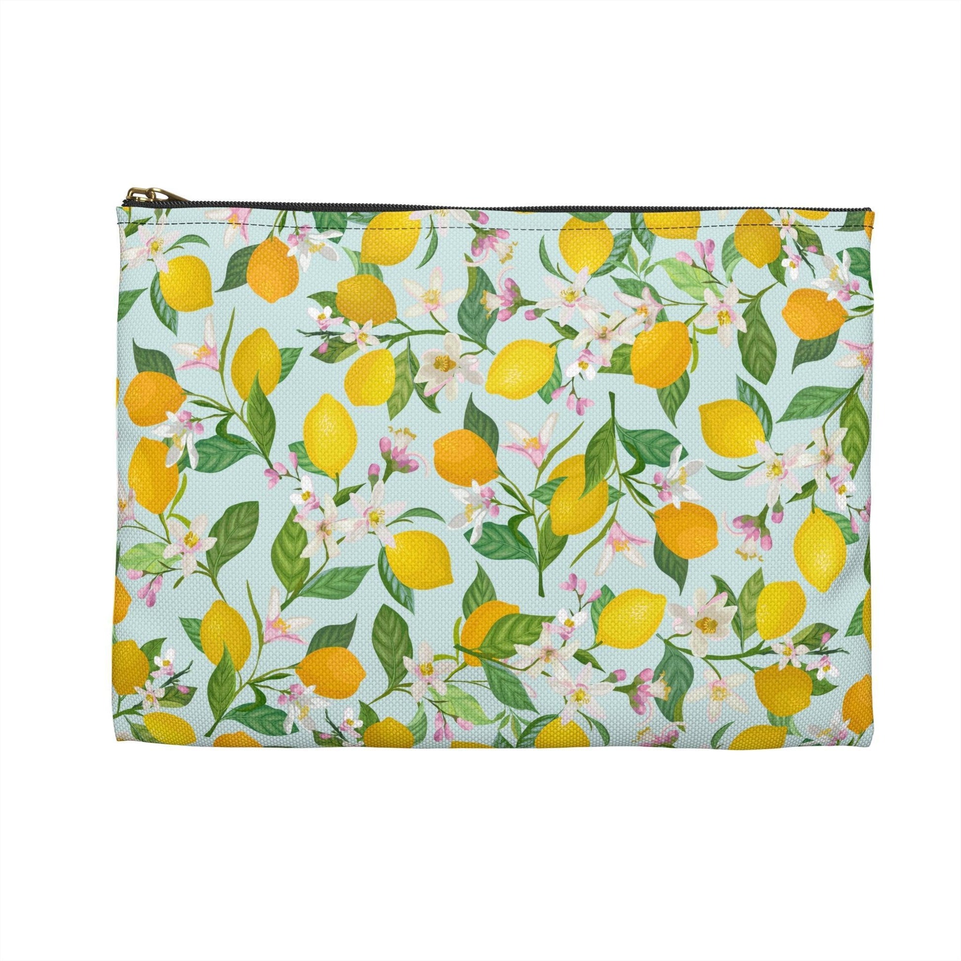 Lemon Blossoms | Lemon Print Travel Bag - Departures Print Shop