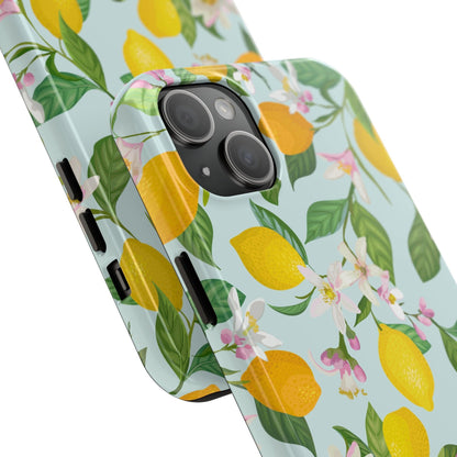 Lemon Blossoms Phone Case - Departures Print Shop