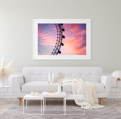 London Eye Cotton Candy Skies III | London Photography Print - Departures Print Shop