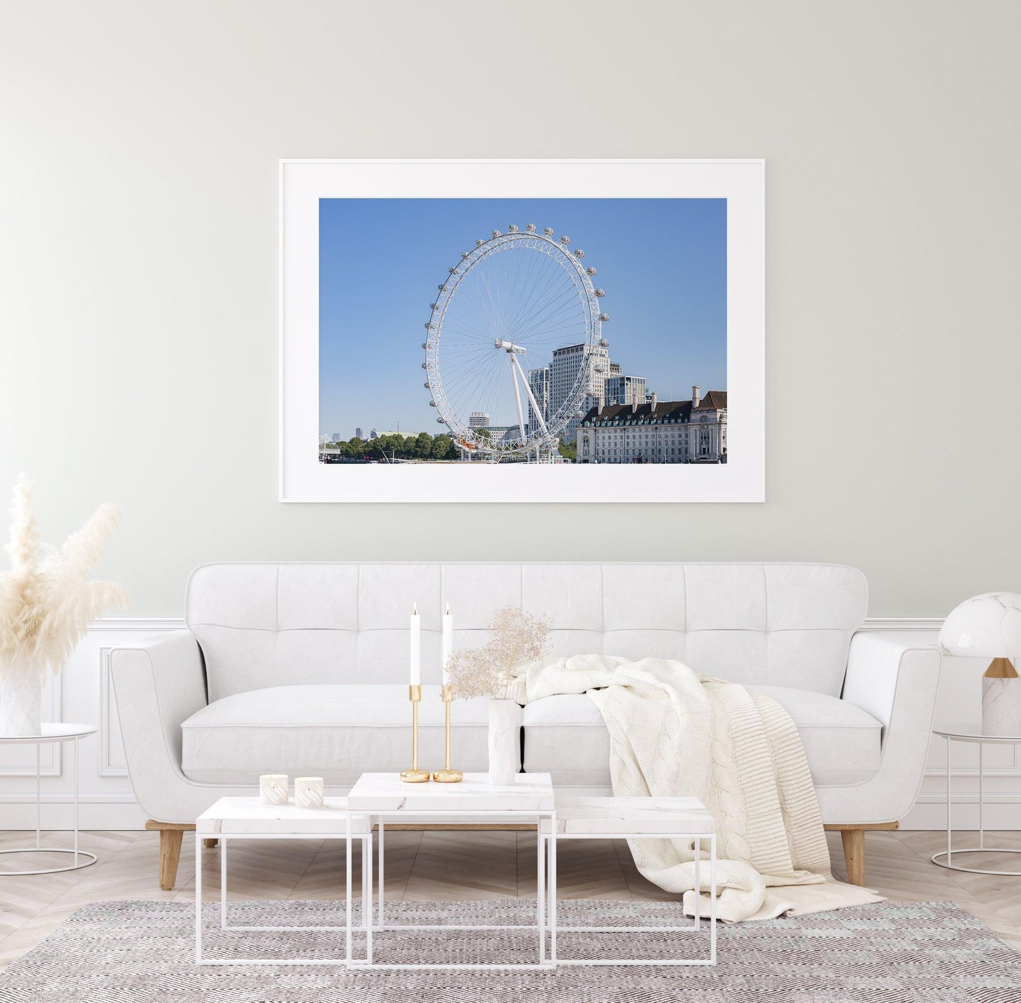 London Eye Ferris Wheel Photography Print - Departures Print Shop