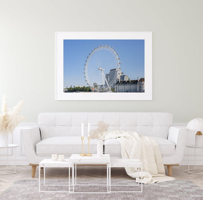London Eye Ferris Wheel Photography Print - Departures Print Shop