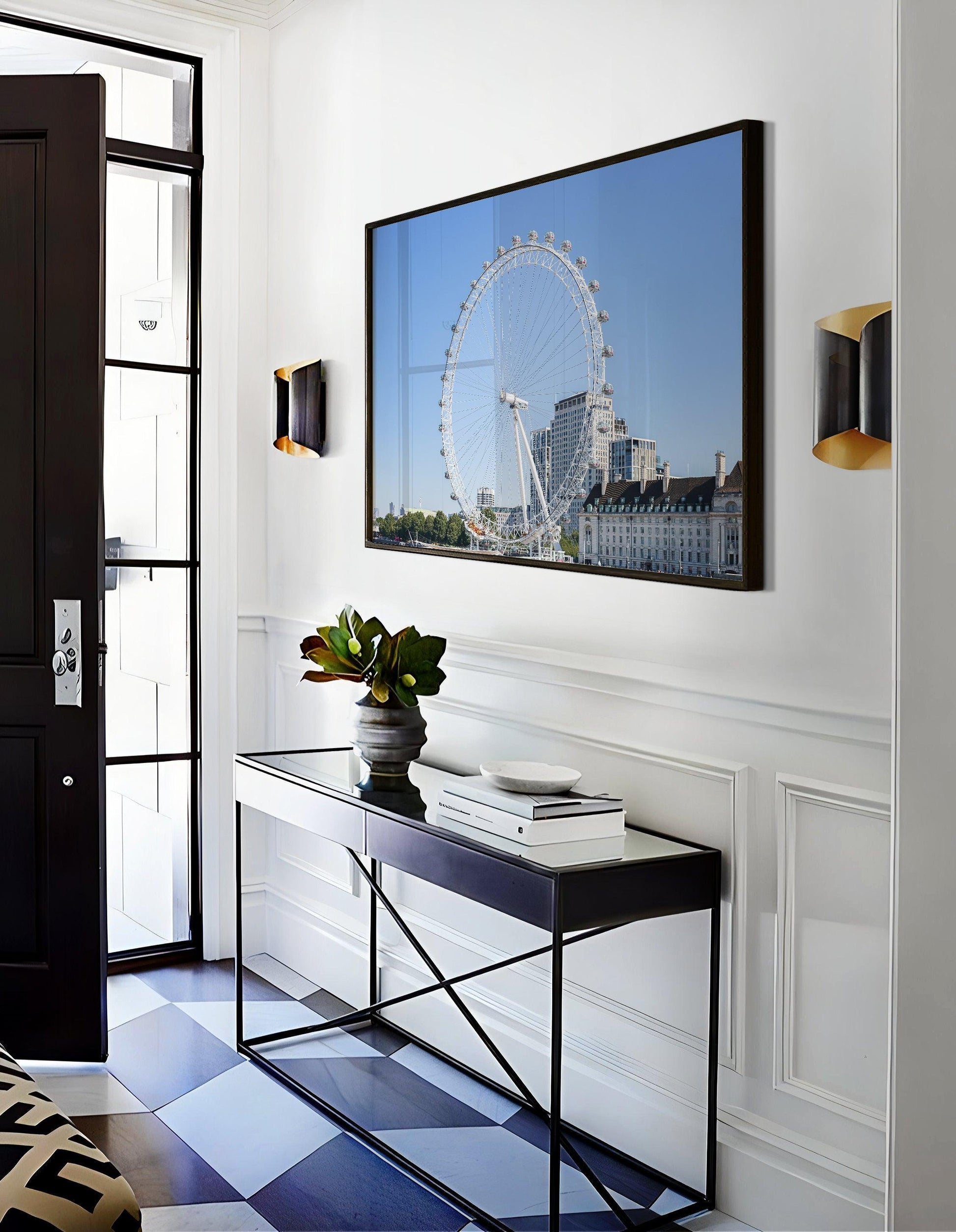 London Eye Ferris Wheel Photography Print - Departures Print Shop