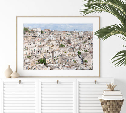 Matera Cityscape | Italy Photography Print - Departures Print Shop