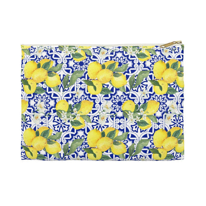 Meet Me in Capri | Lemon Print Travel Bag - Departures Print Shop