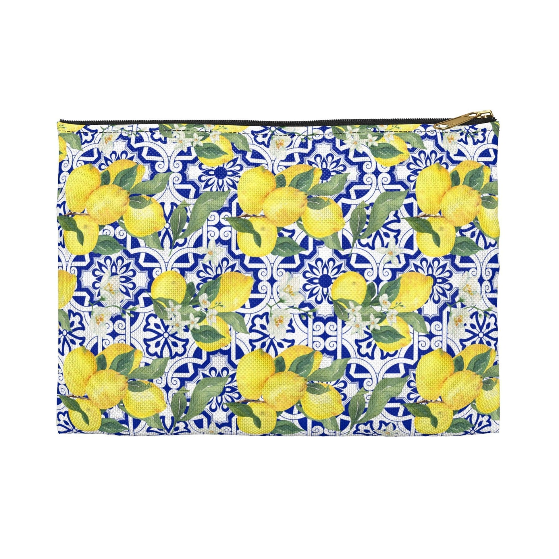 Meet Me in Capri | Lemon Print Travel Bag - Departures Print Shop