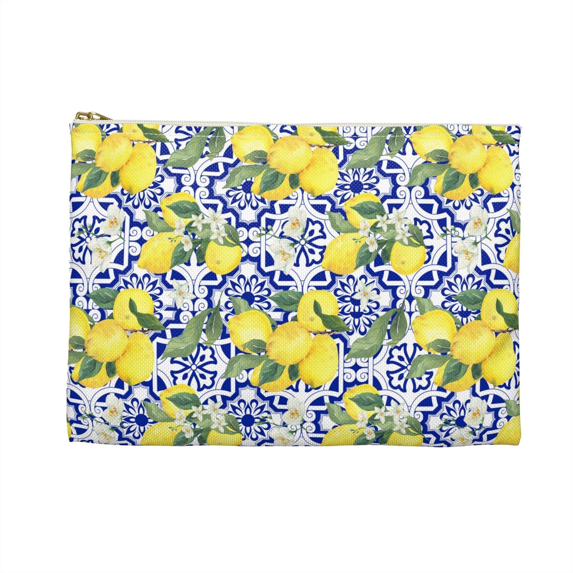 Meet Me in Capri | Lemon Print Travel Bag - Departures Print Shop