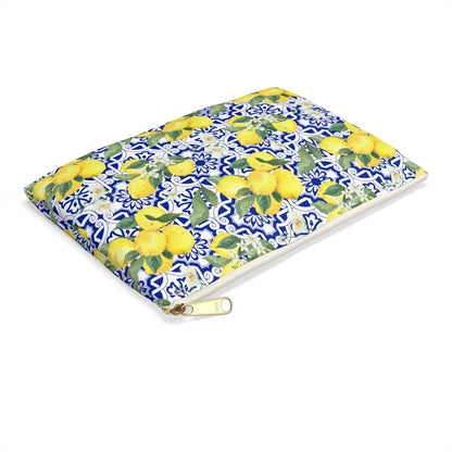 Meet Me in Capri | Lemon Print Travel Bag - Departures Print Shop