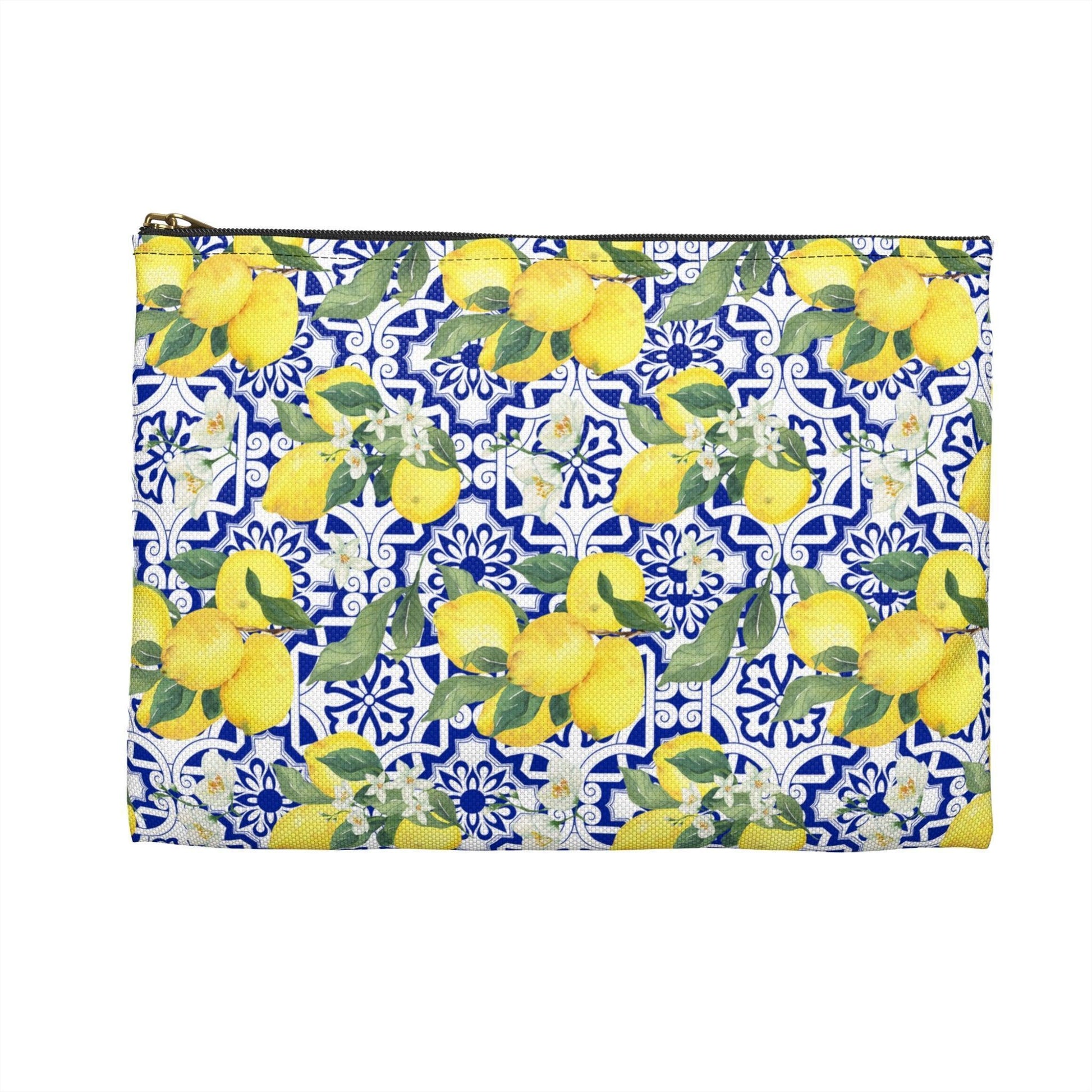 Meet Me in Capri | Lemon Print Travel Bag - Departures Print Shop
