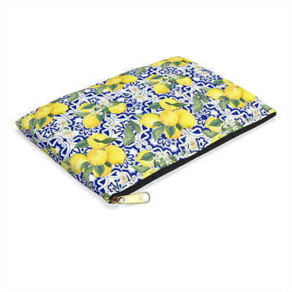 Meet Me in Capri | Lemon Print Travel Bag - Departures Print Shop