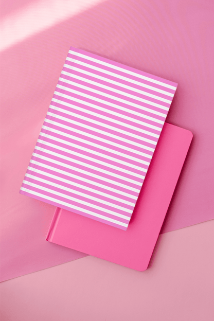 Nantucket | Striped Hardcover Notebook - Departures Print Shop