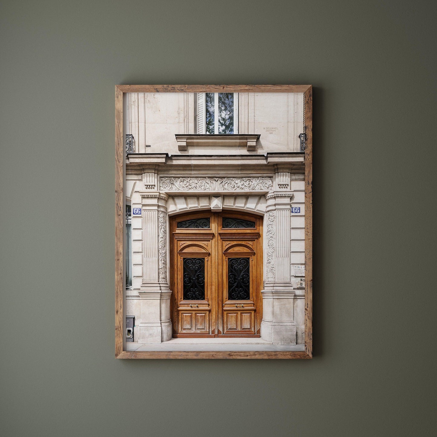 Neutral Paris Door Print | Paris Photography Print - Departures Print Shop