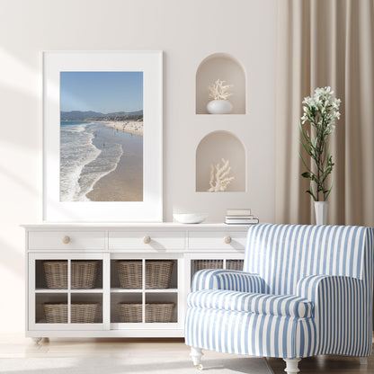 Santa Monica Beach Print