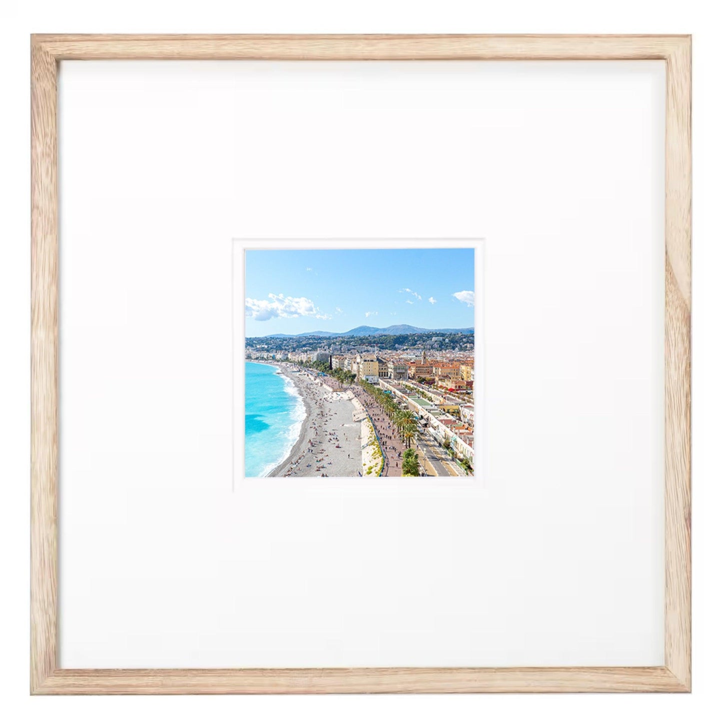 Nice France Skyline Square Print - Departures Print Shop