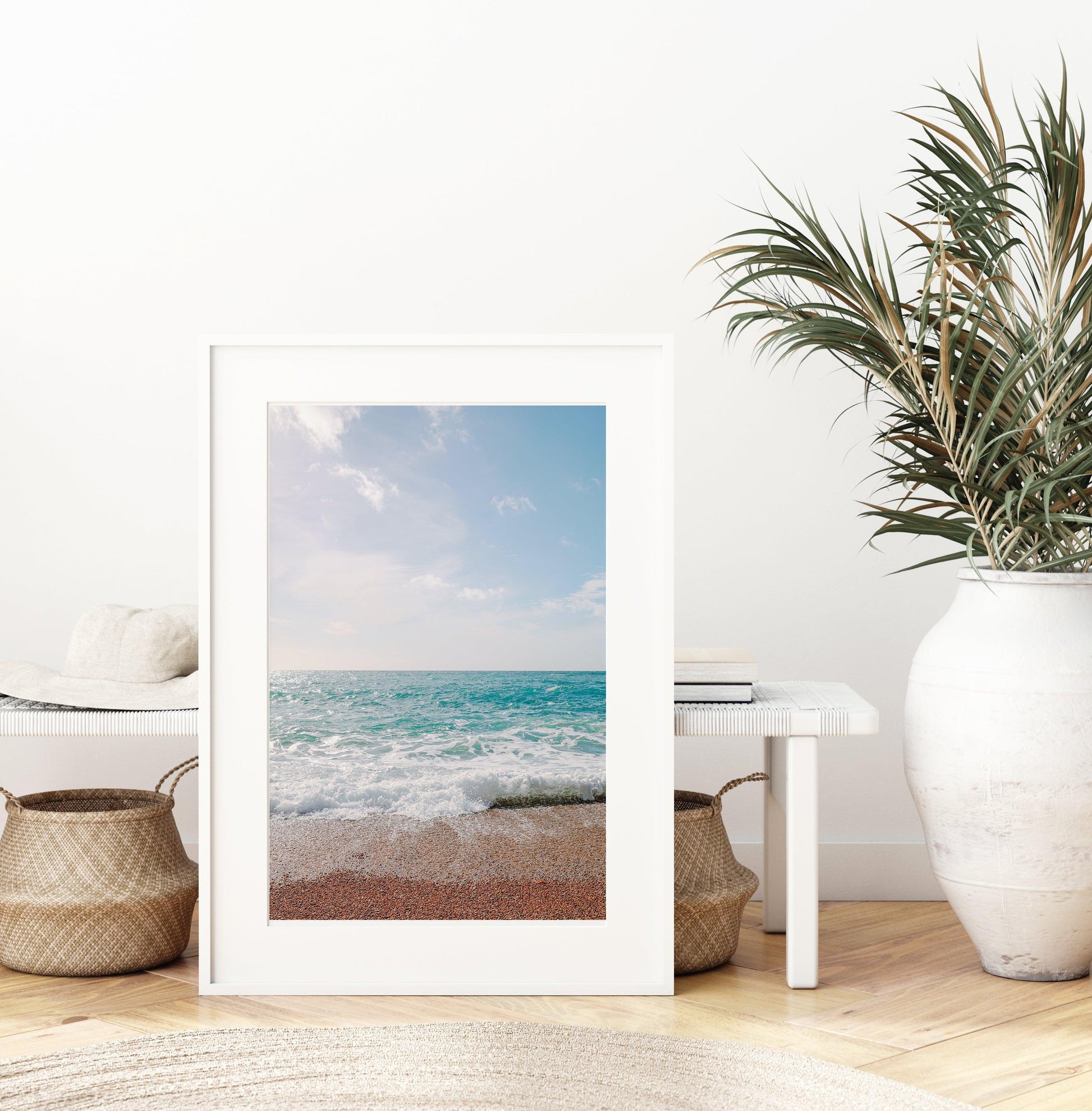 Ocean Waves Crashing | Beach Photography Print - Departures Print Shop