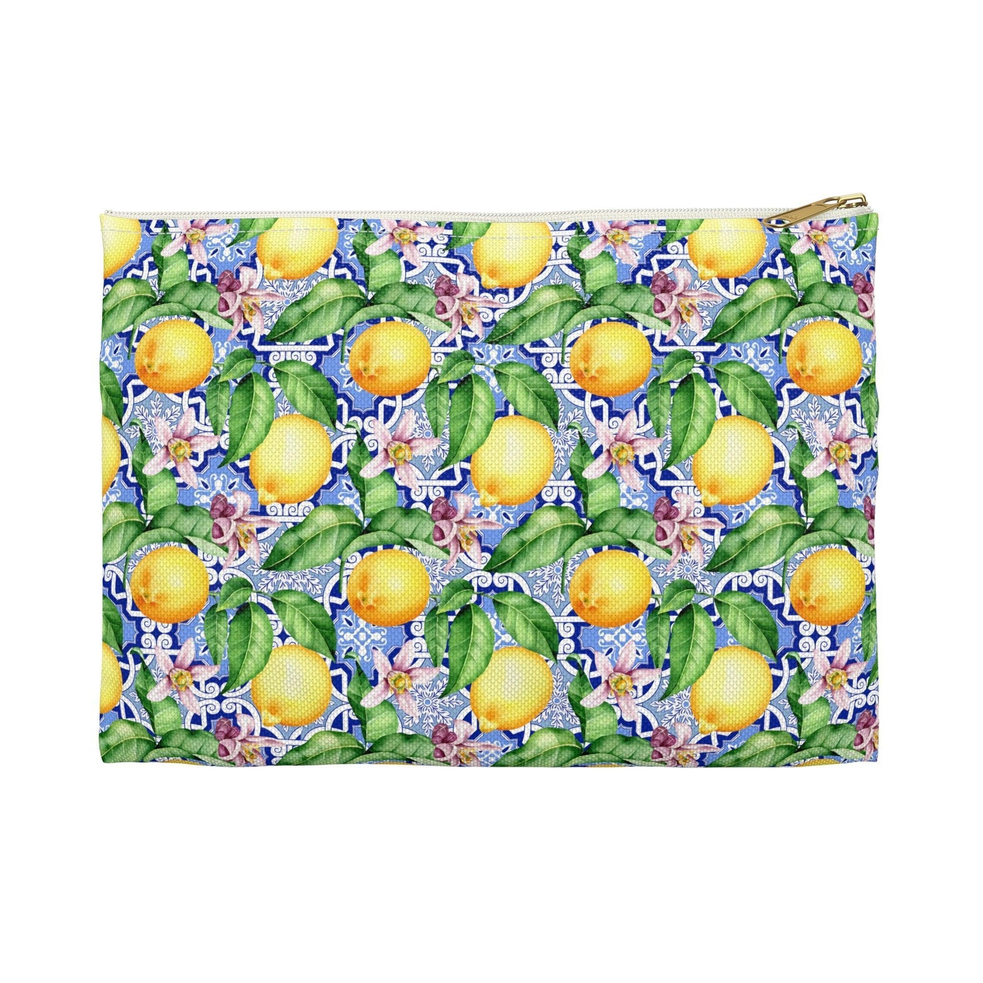 On The Amalfi Coast | Lemon Print Travel Tote Bag - Departures Print Shop