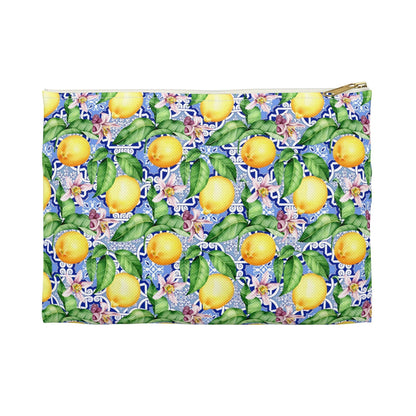 On The Amalfi Coast | Lemon Print Travel Tote Bag - Departures Print Shop