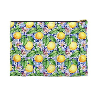 On The Amalfi Coast | Lemon Print Travel Tote Bag - Departures Print Shop