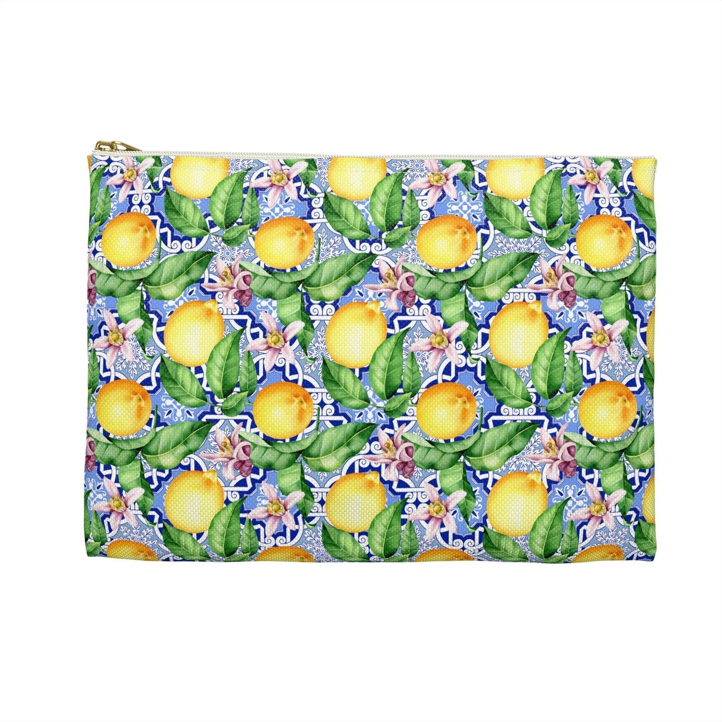 On The Amalfi Coast | Lemon Print Travel Tote Bag - Departures Print Shop