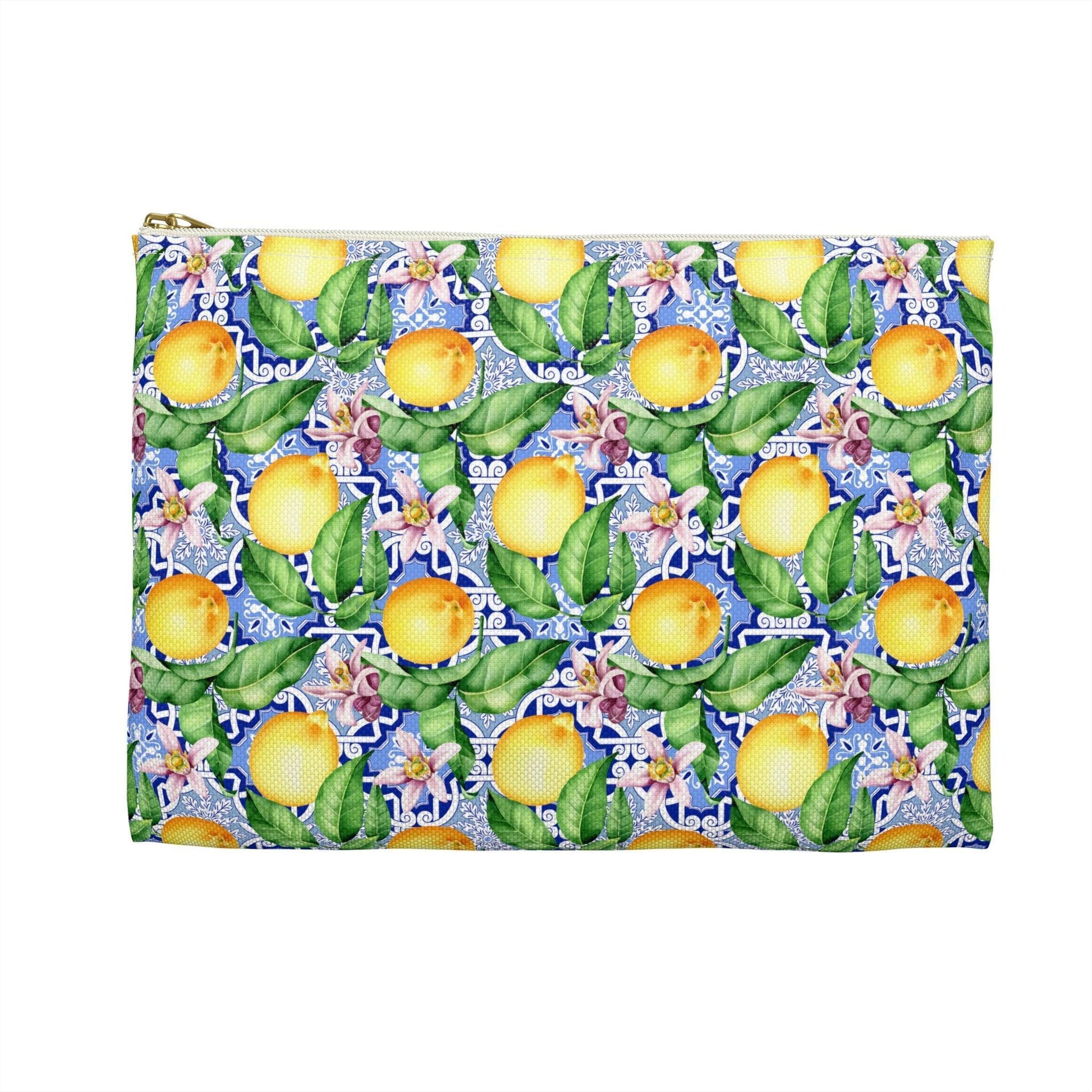 On The Amalfi Coast | Lemon Print Travel Tote Bag - Departures Print Shop
