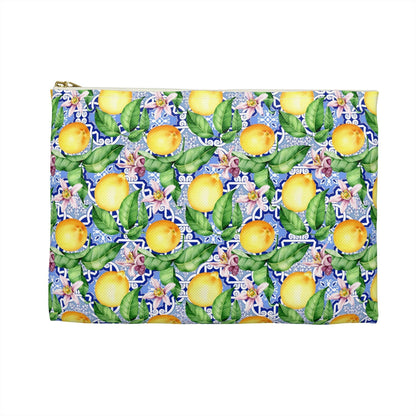 On The Amalfi Coast | Lemon Print Travel Tote Bag - Departures Print Shop