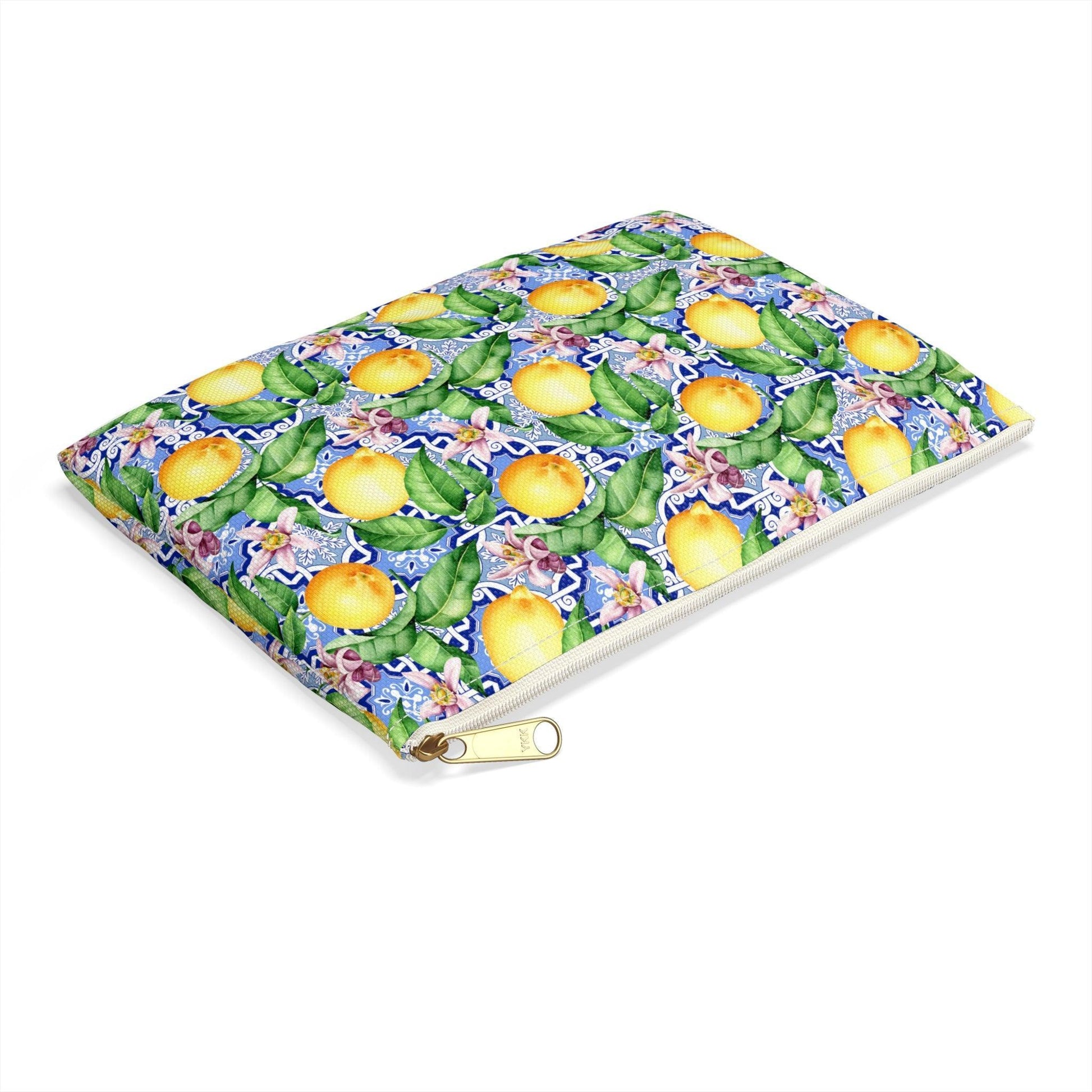 On The Amalfi Coast | Lemon Print Travel Tote Bag - Departures Print Shop