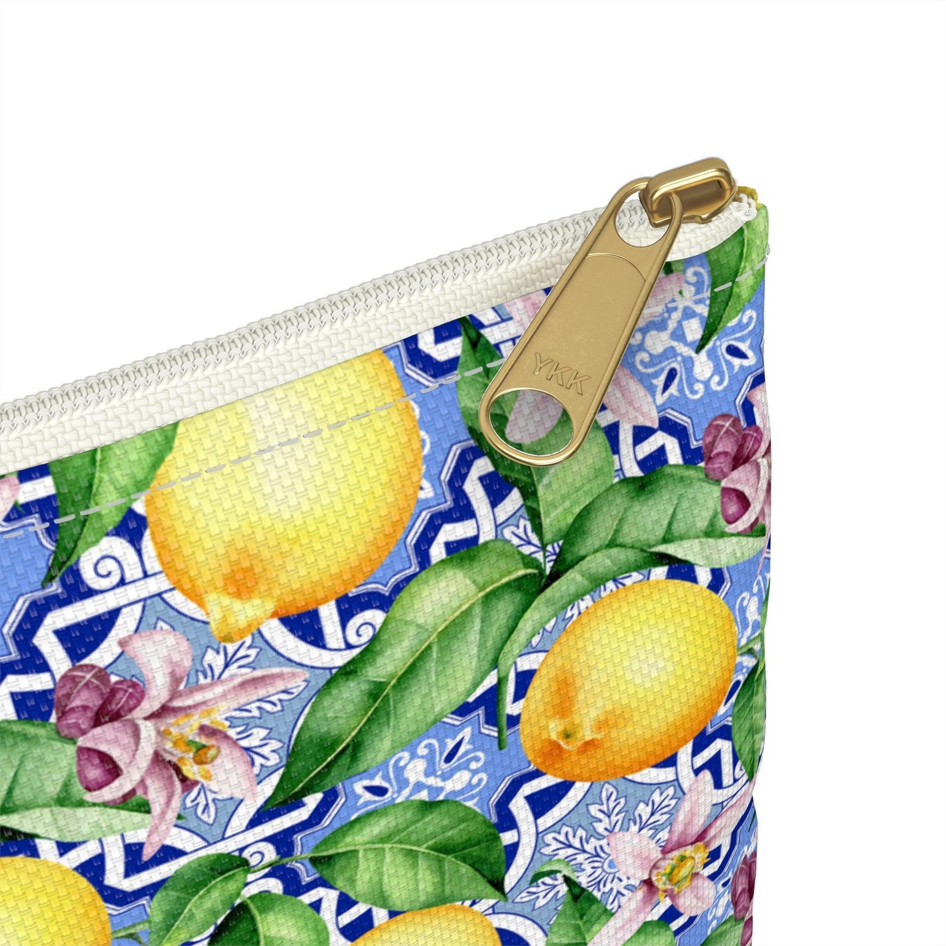 On The Amalfi Coast | Lemon Print Travel Tote Bag - Departures Print Shop