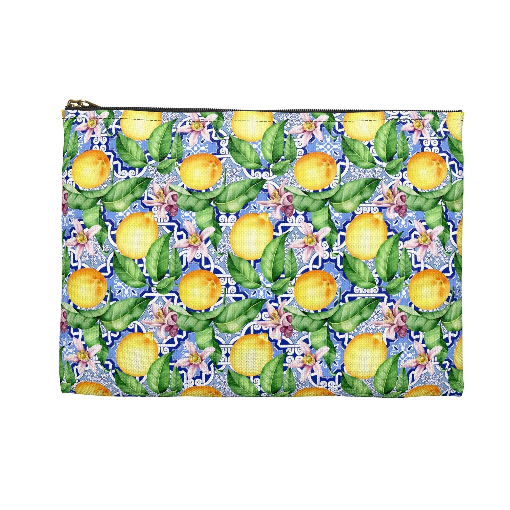On The Amalfi Coast | Lemon Print Travel Tote Bag - Departures Print Shop