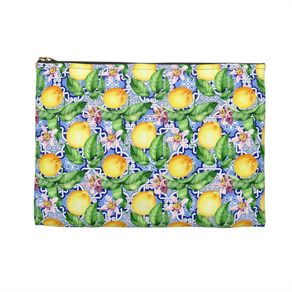 On The Amalfi Coast | Lemon Print Travel Tote Bag - Departures Print Shop