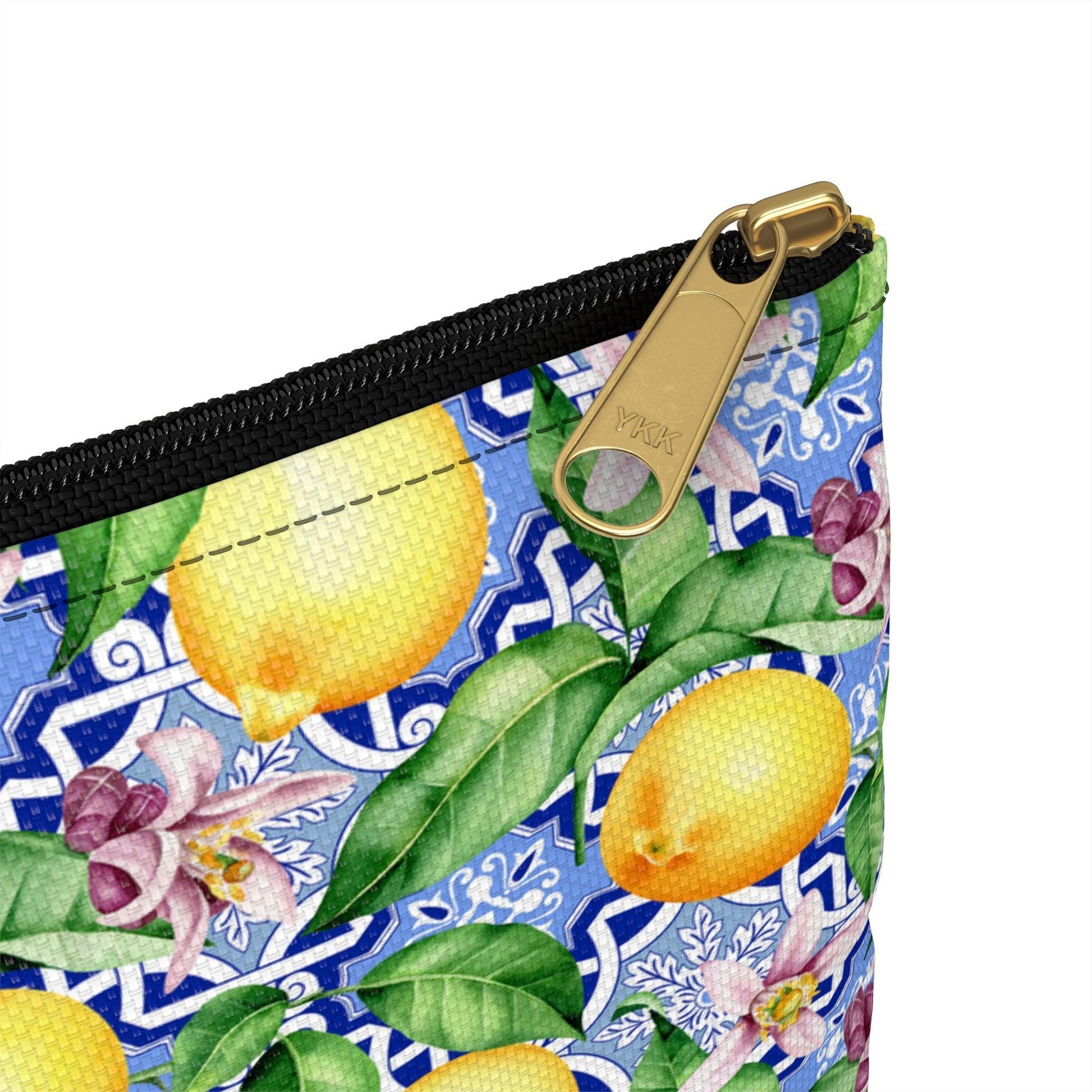 On The Amalfi Coast | Lemon Print Travel Tote Bag - Departures Print Shop