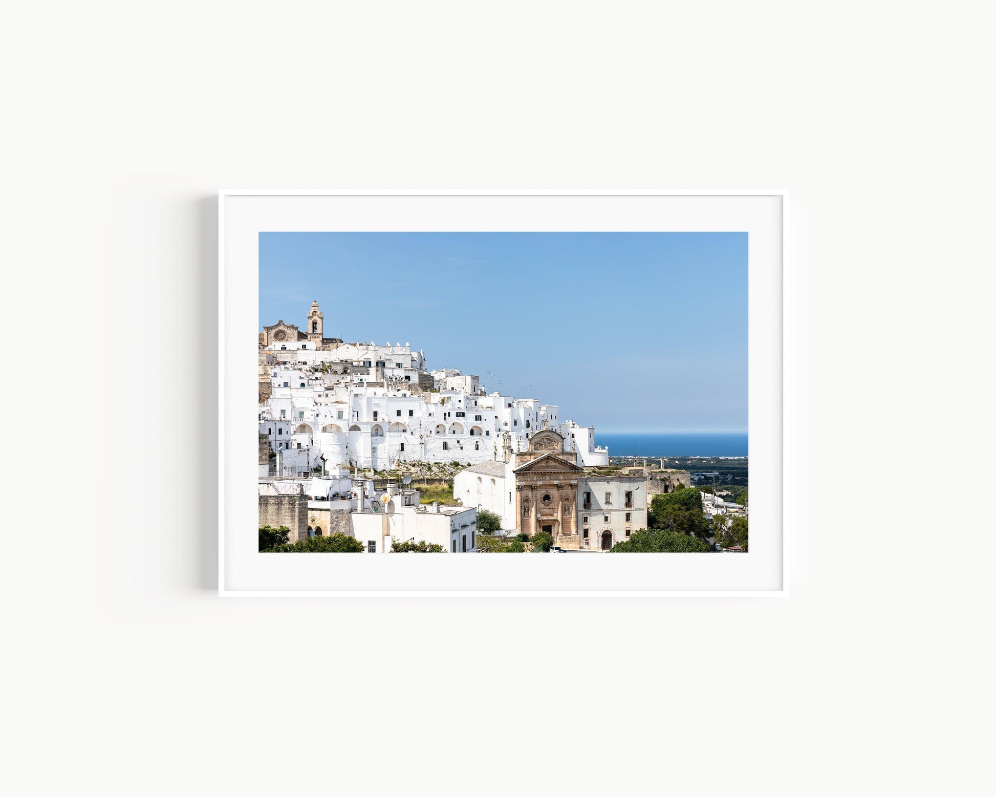 Ostuni Cityscape | Italy Photography Print - Departures Print Shop