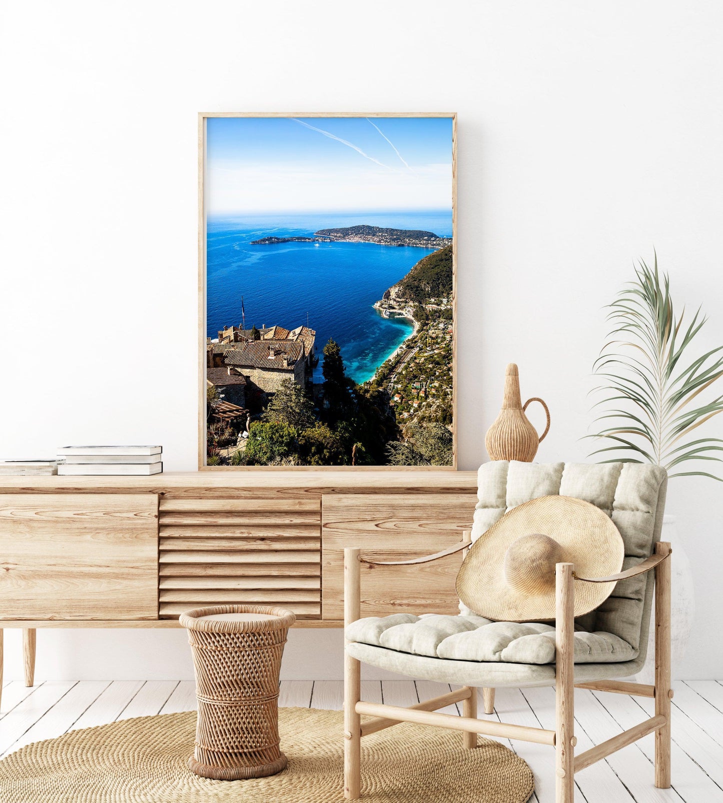 Panoramic View of Village of Eze II | French Riviera Photography Print - Departures Print Shop