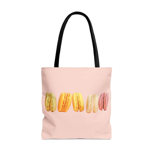 Pastel Macarons Shopping Tote Bag - Departures Print Shop