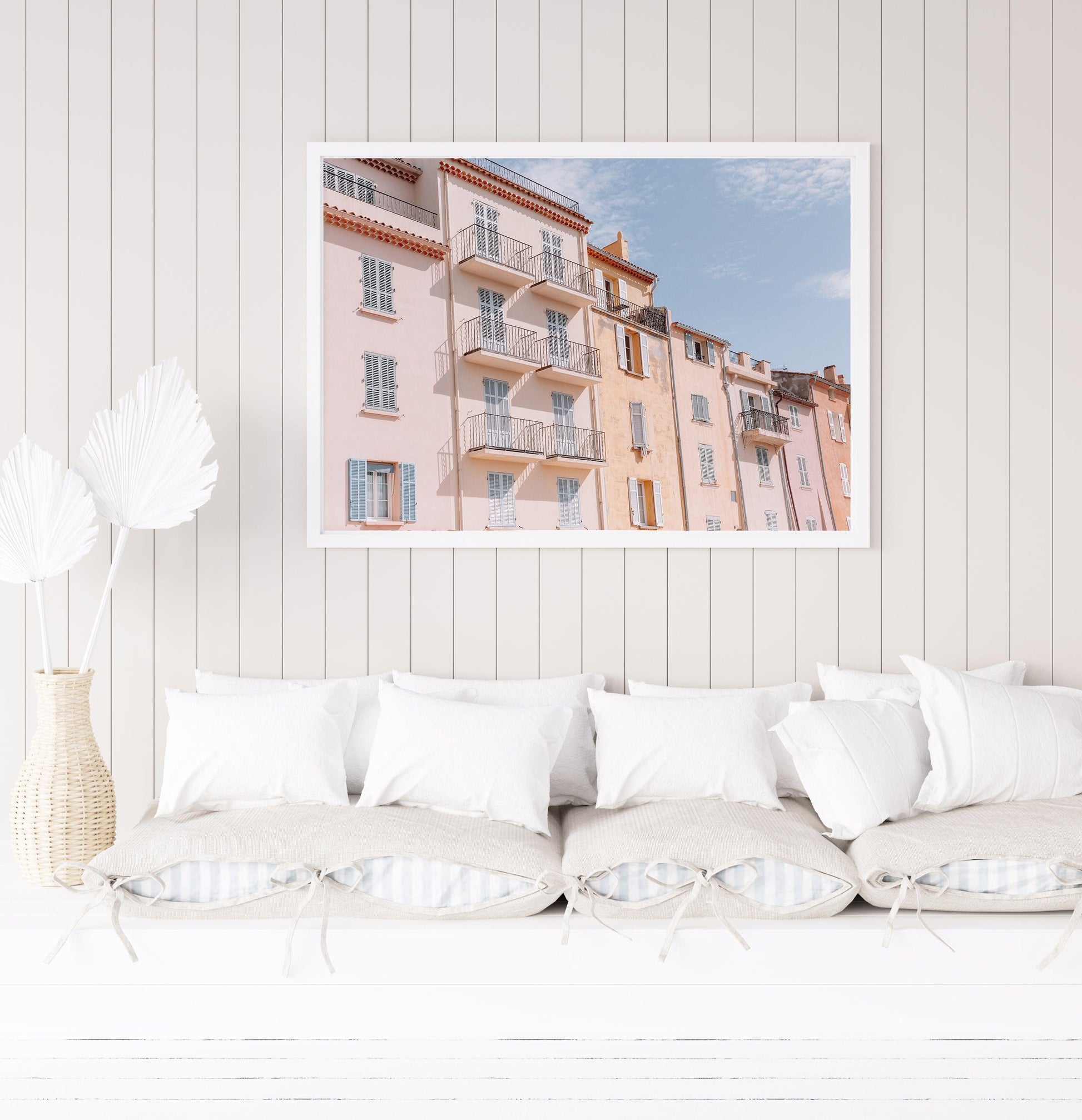 Pastel Pink St. Tropez | South of France Print - Departures Print Shop