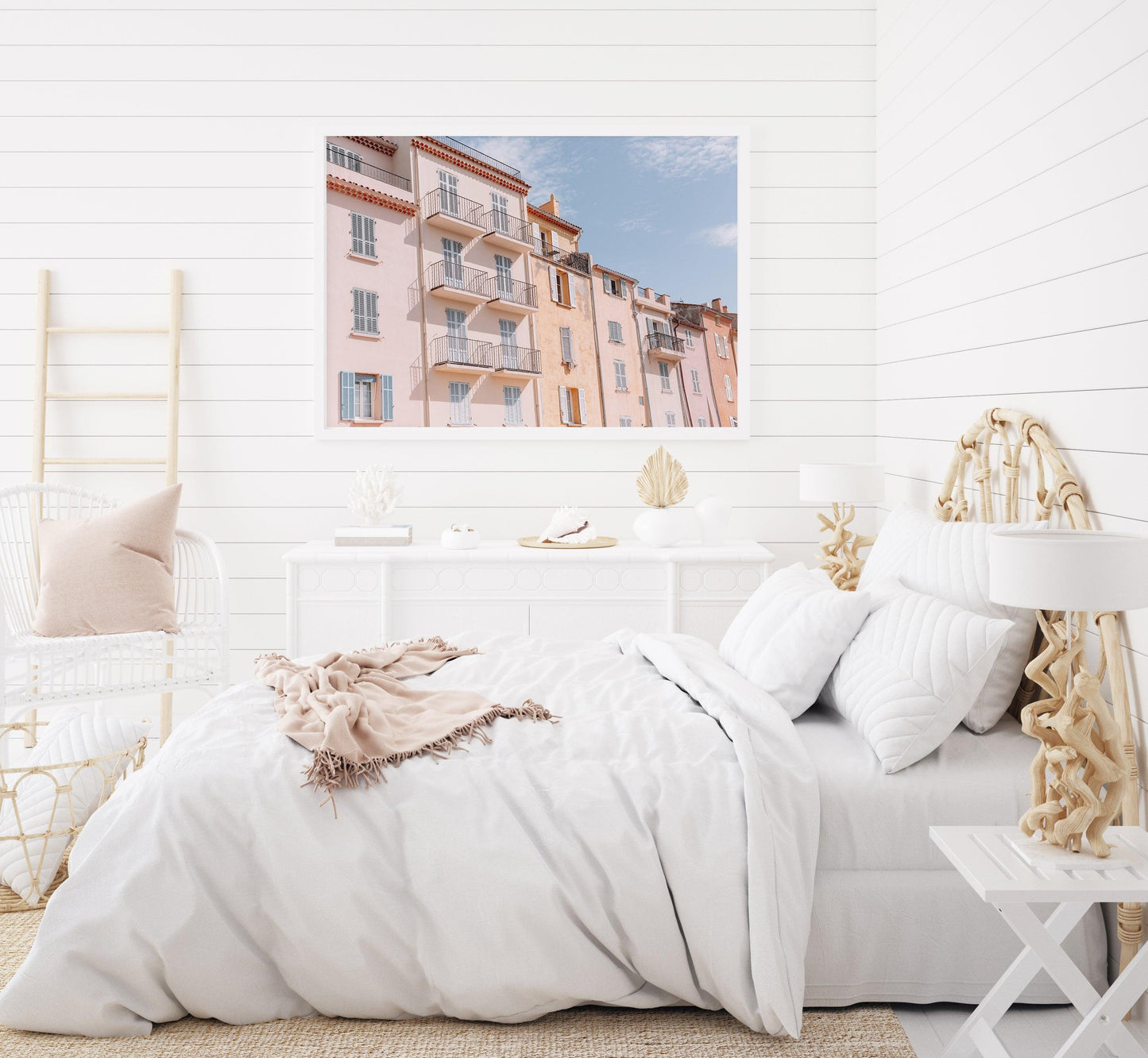 Pastel Pink St. Tropez | South of France Print - Departures Print Shop