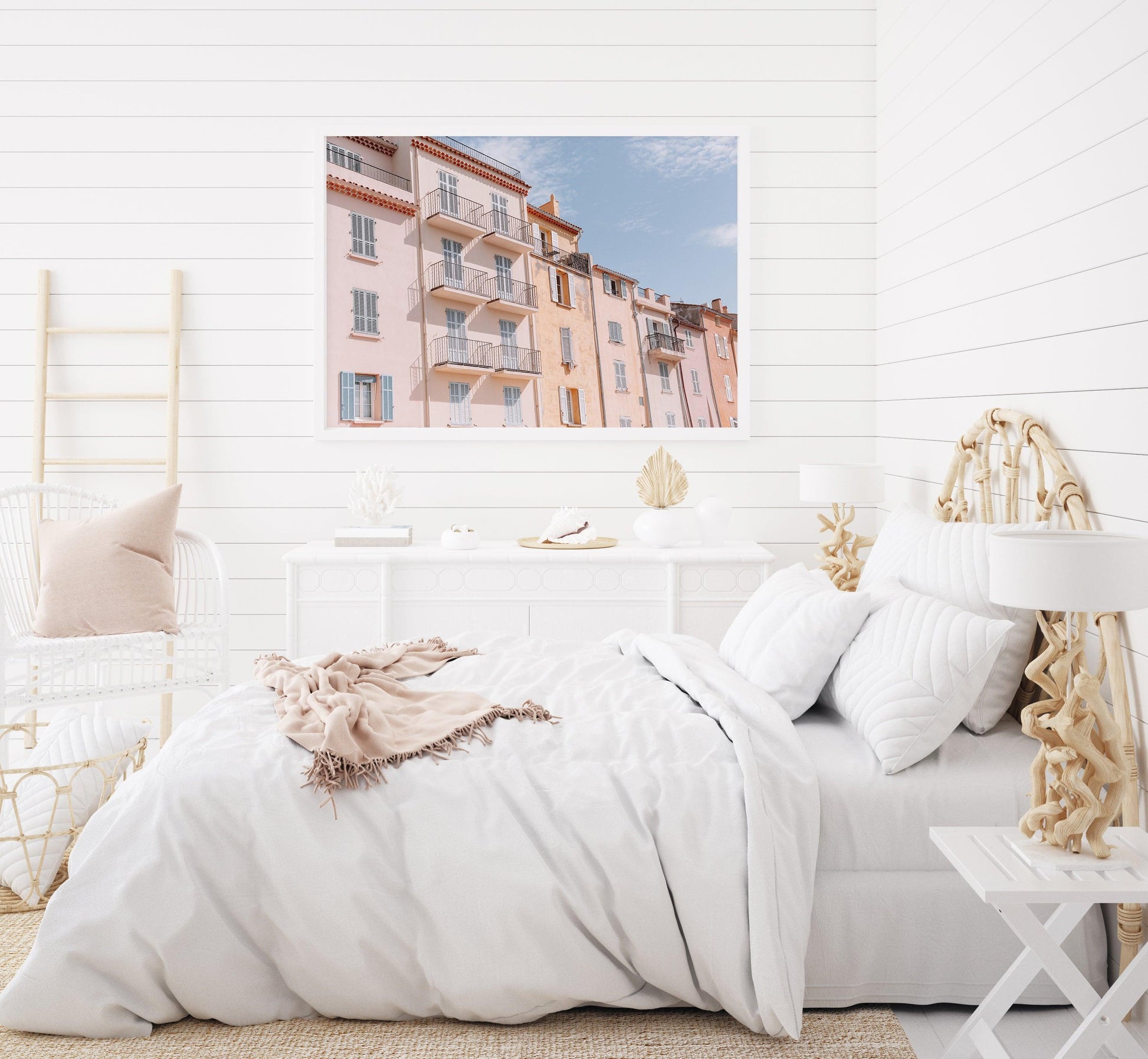 Pastel Pink St. Tropez | South of France Print - Departures Print Shop