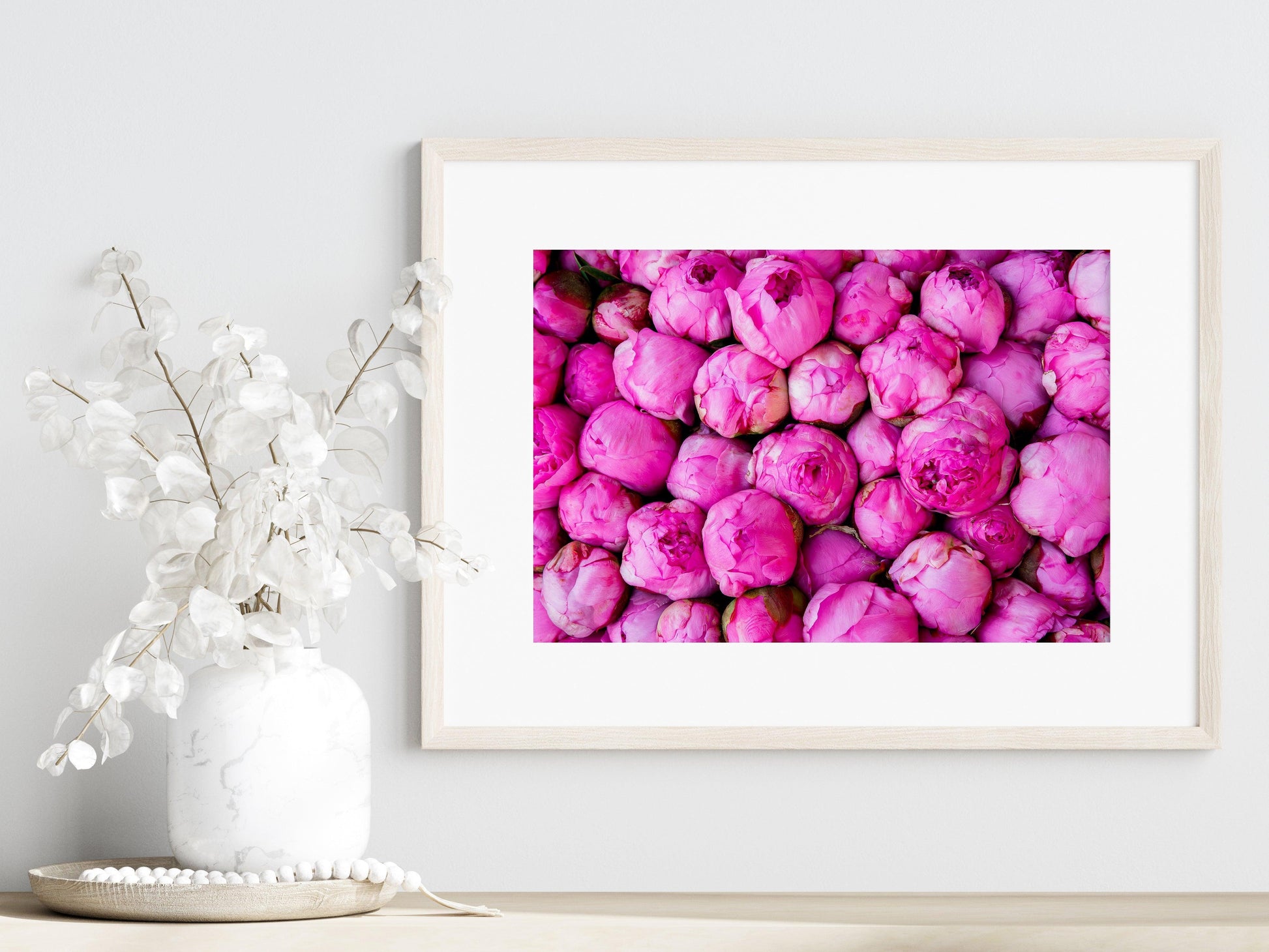 Pink Peonies II | Floral Photography Print - Departures Print Shop