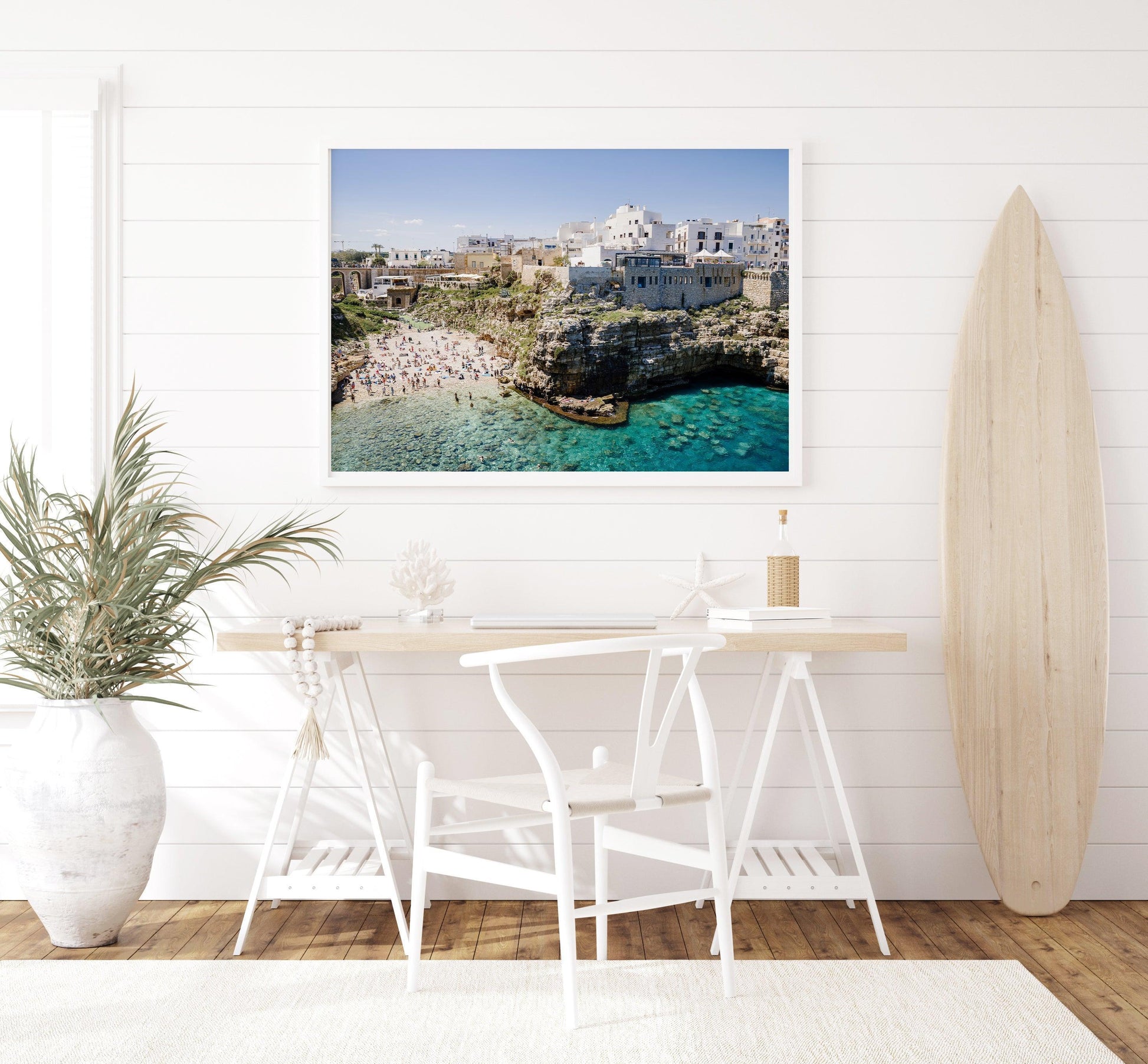 Polignano a Mare Beach Print | Puglia Italy Photography - Departures Print Shop