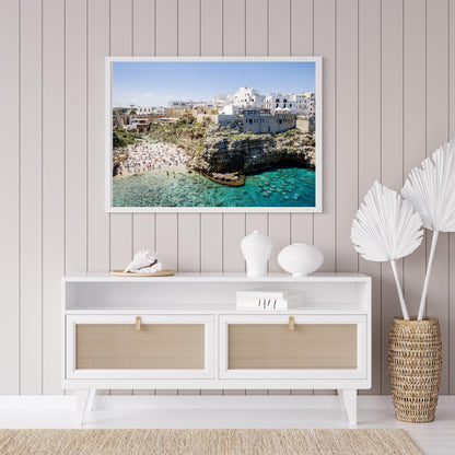 Polignano a Mare Beach Print | Puglia Italy Photography - Departures Print Shop