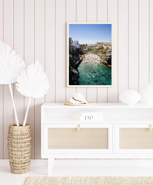 Polignano a Mare Beach Print II | Puglia Italy Photography - Departures Print Shop