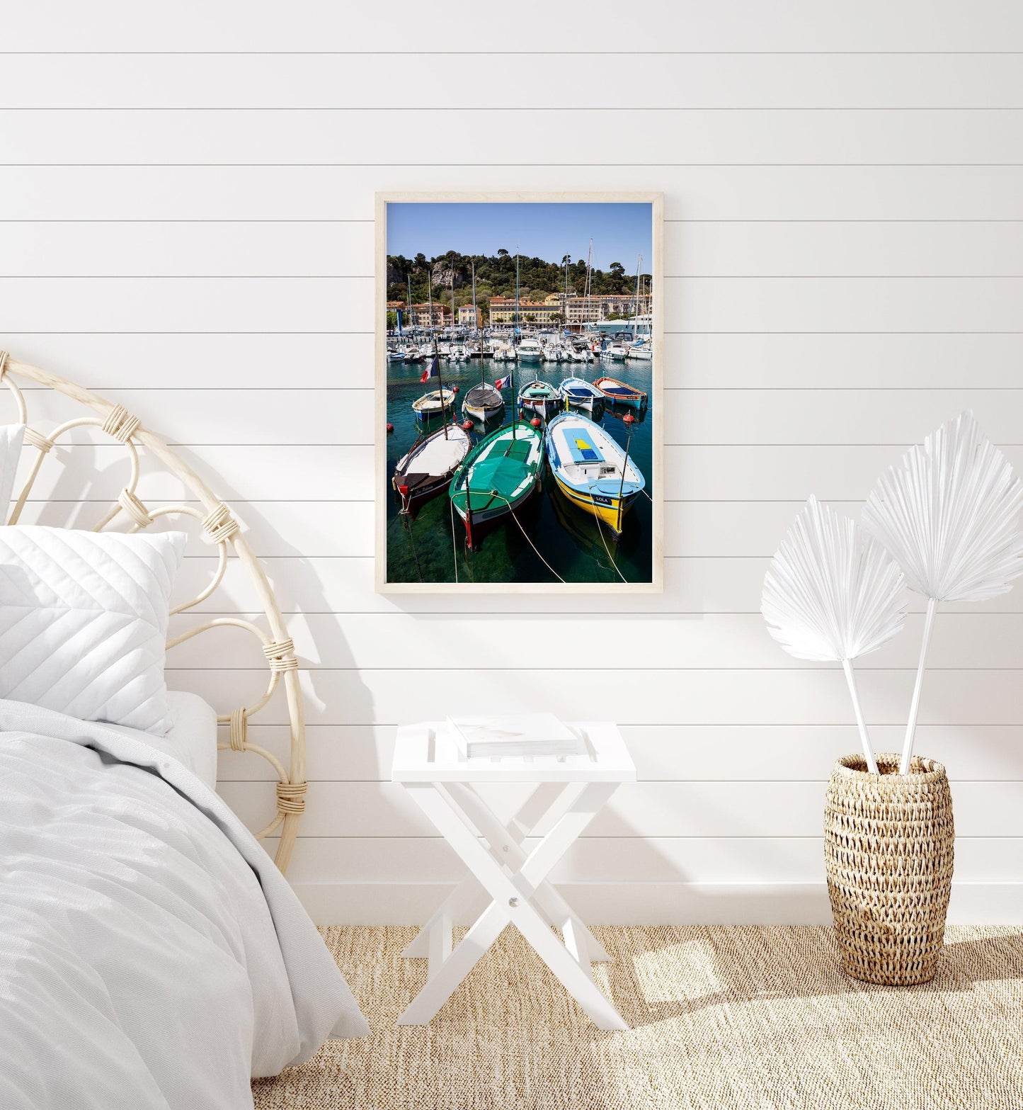 Port de Nice France Marina Print II | French Riviera Photography Print - Departures Print Shop