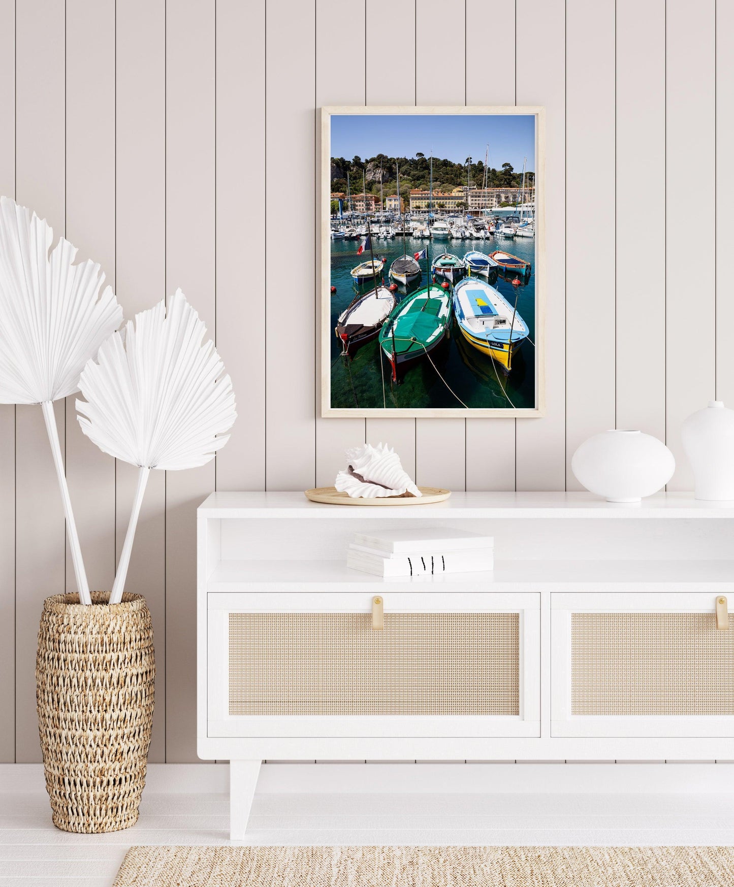 Port de Nice France Marina Print II | French Riviera Photography Print - Departures Print Shop