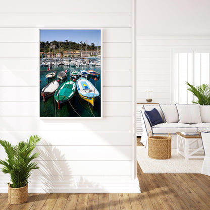 Port de Nice France Marina Print II | French Riviera Photography Print - Departures Print Shop