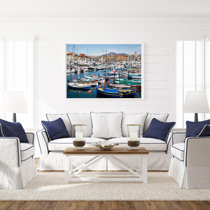 Port de Nice France Marina Print | French Riviera Photography Print - Departures Print Shop